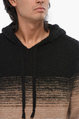 Maglia Effetto Sfumato con Cappuccio