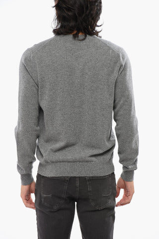 Maglia in Puro Cashmere con Scollo a V