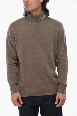 Maglia in Puro Cashmere a Collo Alto