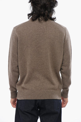 Maglia in Puro Cashmere a Collo Alto