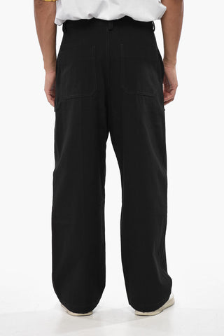 Wide-Leg Cargo Pants