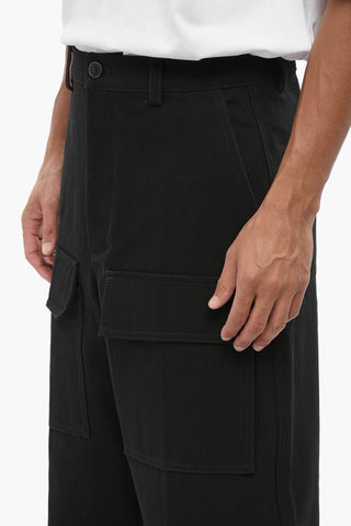 Wide-Leg Cargo Pants