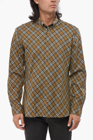 Camicia Button-Down con Motivo Iconico