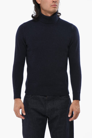Maglia a Collo Alto in Puro Cashmere