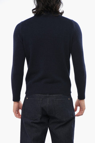 Maglia a Collo Alto in Puro Cashmere