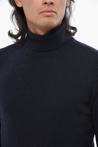 Maglia a Collo Alto in Puro Cashmere