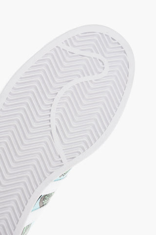 Printed Leather JS MONEY SUPERSTAR Low-Top Sneakers