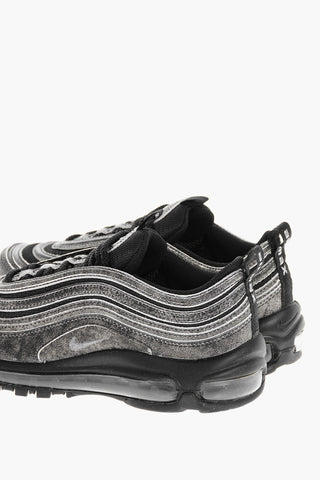 NIKE HOMME PLUS Sneakers Basse AIR MAX 97 In Pelle con Suola Air Bubble