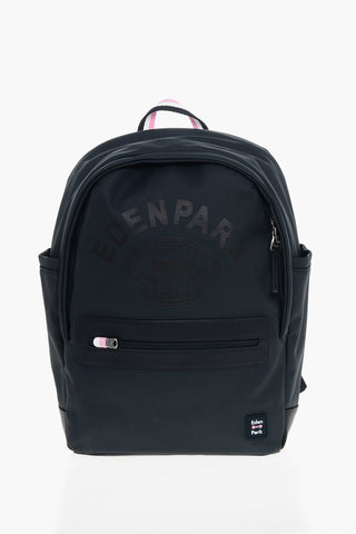 Solid-Color Nylon-Blend Backpack