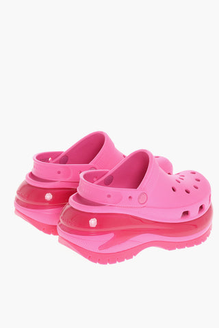 Rubber Sandals with Cut-Out Details and Heel 10cm