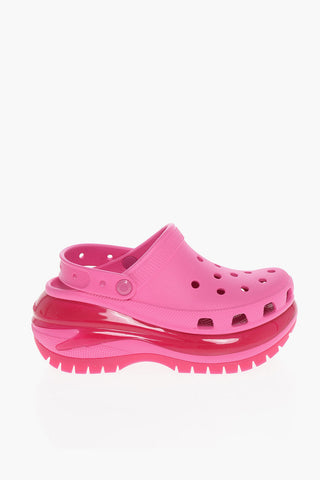 Rubber Sandals with Cut-Out Details and Heel 10cm