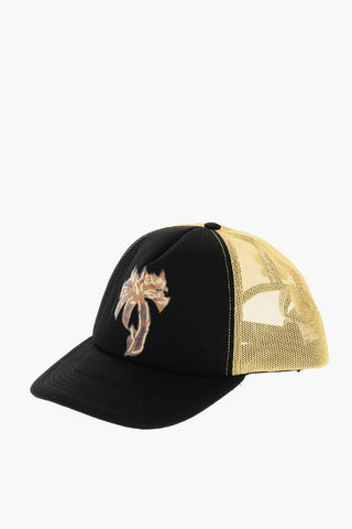 Cappello da Baseball in Cotone con Dettagli a Contrasto
