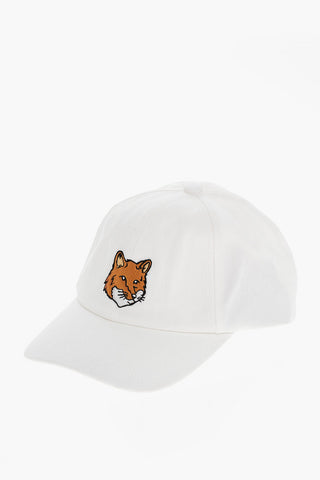Cotton Cap With Embroidered