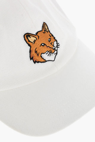 Cotton Cap With Embroidered