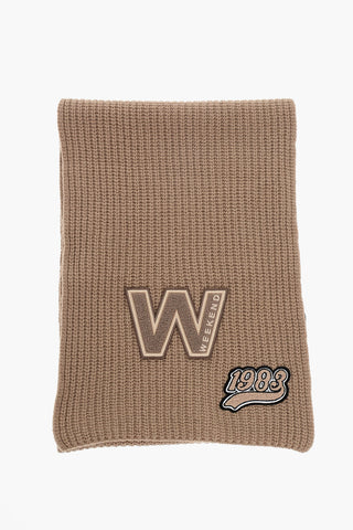 WEEKEND Solid Color Virgin Wool BARDIES Scarf