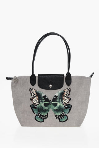 Borsa Tote in Tessuto Spalmato con Stampa