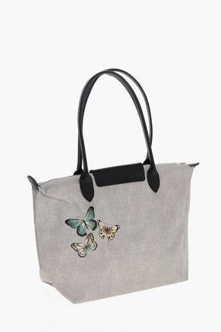 Borsa Tote in Tessuto Spalmato con Stampa