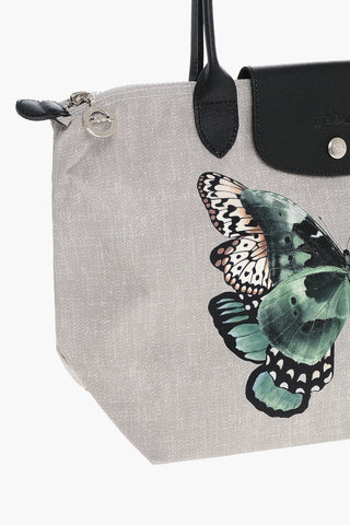 Borsa Tote in Tessuto Spalmato con Stampa