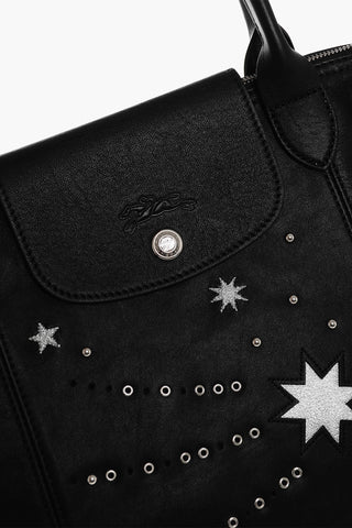 Borsa Tote In Pelle a Tinta Unita
