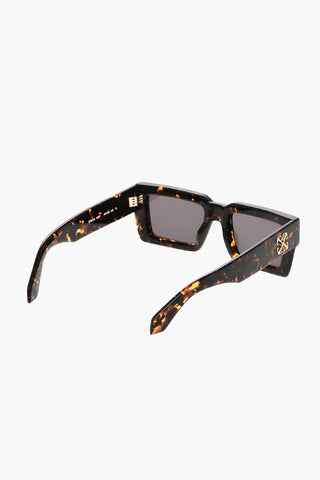 Occhiali da Sole MOBERLY Rettangolari Tartarugati con Monogram
