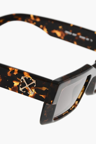 Occhiali da Sole MOBERLY Rettangolari Tartarugati con Monogram