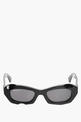 Oval Sunglasses VENEZIA in Solid Color with Iconic Detail