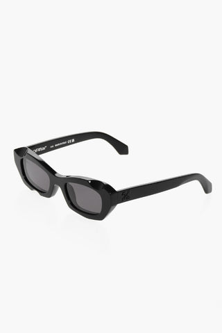 Oval Sunglasses VENEZIA in Solid Color with Iconic Detail