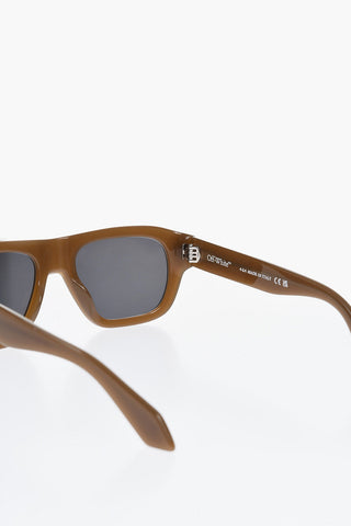 Solid Color PROVIDENCE Sunglasses with Silver-Tone Logo
