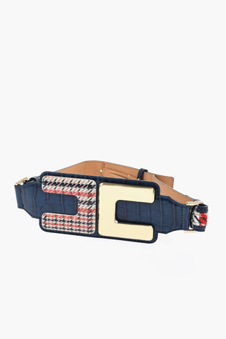 Eco-leather Maxi Logo Belt