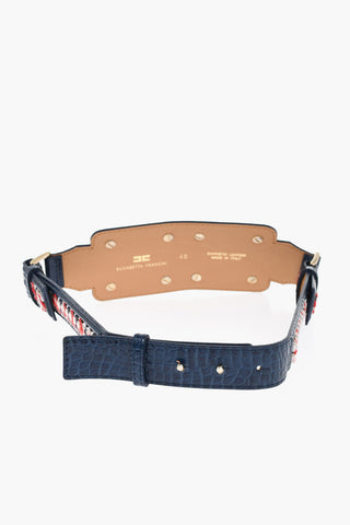 Cintura in Ecopelle con Maxi Logo