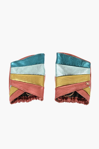 Guanti Fingerless in Pelle