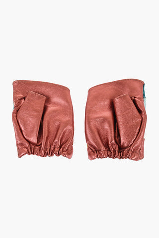 Guanti Fingerless in Pelle