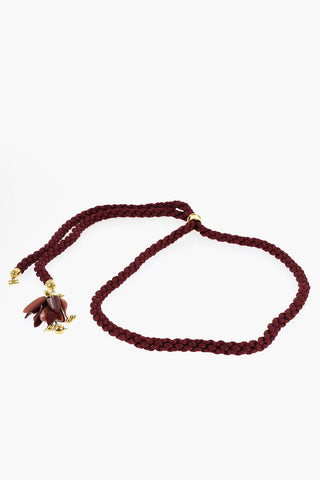 Woven Belt with Petal Detail