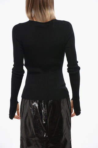 Lightweight Ribbed Crewneck Sweater