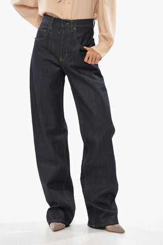 Visible stitching Regular Fit Jeans 24cm