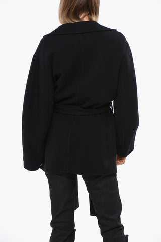 Belted Wool and Cashmere Coat
