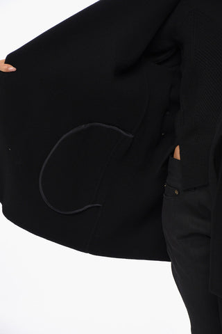 Belted Wool and Cashmere Coat