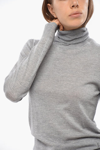 Lightweight Wool Turtleneck Sweater