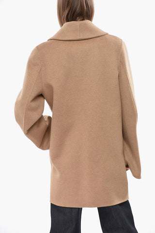 Wool and Cashemere Coat with Belt