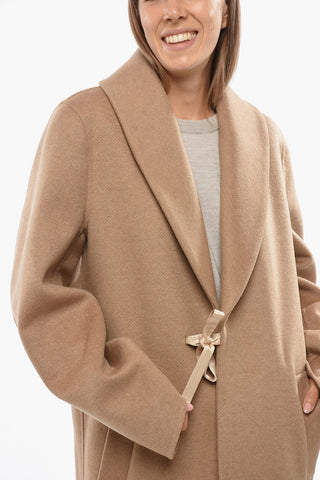 Wool and Cashemere Coat with Belt