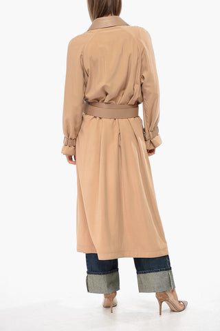 Silk Coat with Belt