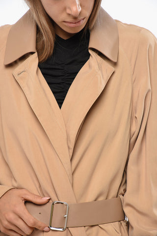 Silk Coat with Belt