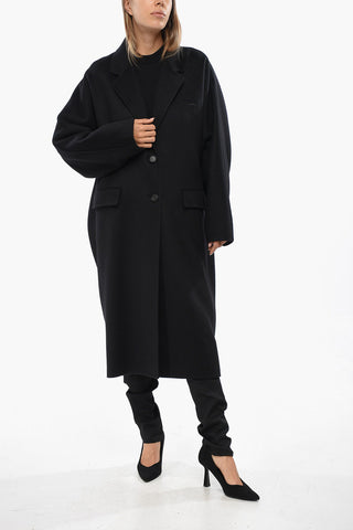 Cashmere Coat with Flap Pockets