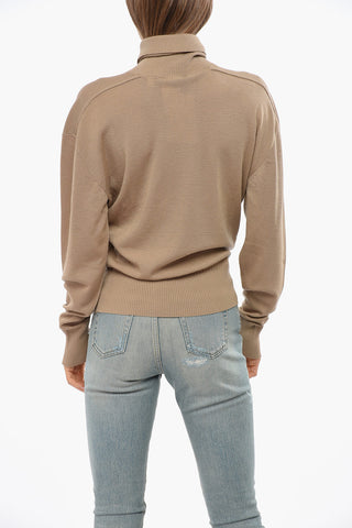 Lightweight Wool Turtleneck Sweater