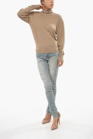 Lightweight Wool Turtleneck Sweater