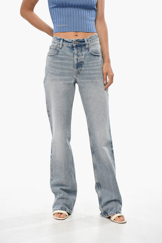 Jeans Regular Fit ad Orlo Sfrangiato 21cm