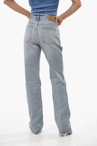 Jeans Regular Fit ad Orlo Sfrangiato 21cm