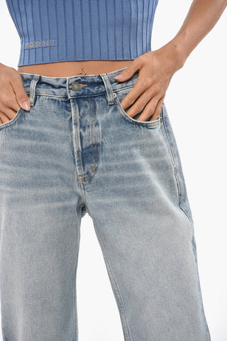 Jeans Regular Fit ad Orlo Sfrangiato 21cm