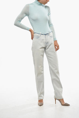 Regular-Fit Stonewashed-Effect Jeans 18cm