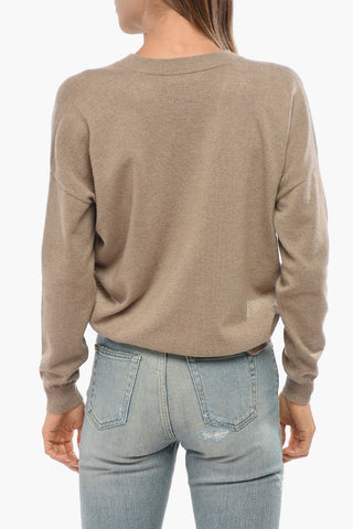 Maglia Scollo a V In Cashemere